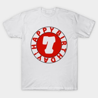 Happy 7th birthday T-Shirt